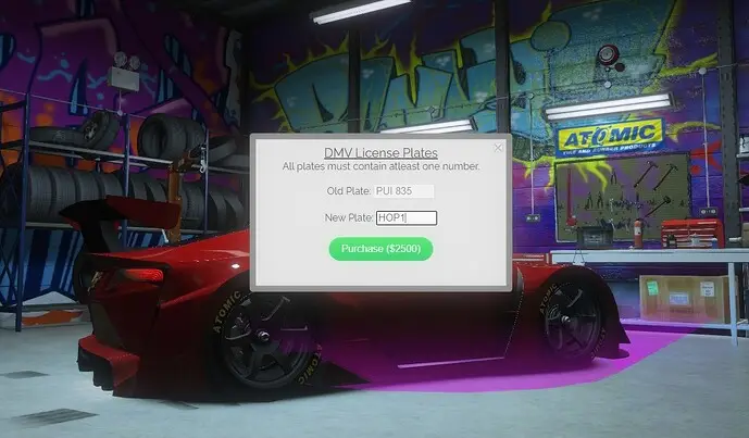 Preview of [FREE] [ESX] [RELEASE] DMV Personalised License Plates