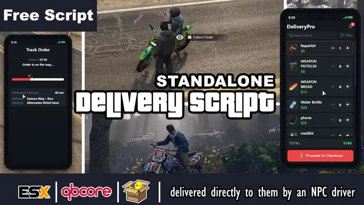 Preview of 📦 [FREE] Delivery Guy – C2 Studios| Smart Emergency Ordering System
