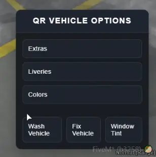 Preview of [FREE] [QBCore, QBOX, ESX] qr-extramenu