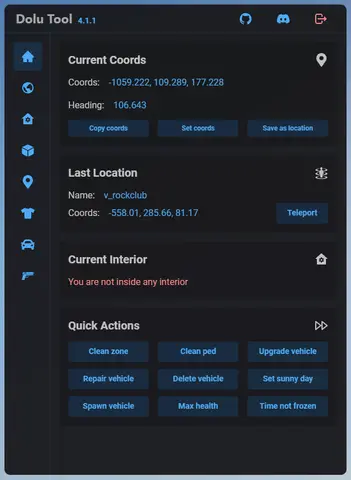 Preview of Dolu Tool - MLO debugging, object spawner & more