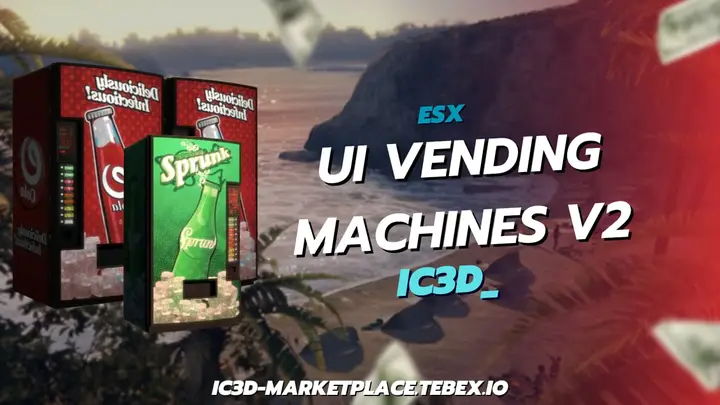 Preview of Ic3d_vendingmachinesv2 | UI Vending Machines V2 | [FREE][ESX][V2]