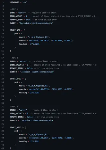 Preview of [FREE] [ESX] NPC for launching events