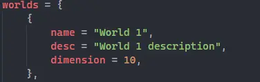 Preview of [FREE] [STANDALONE] [CONFIGURABLE] WORLD PANEL (create and go to other dimensions)