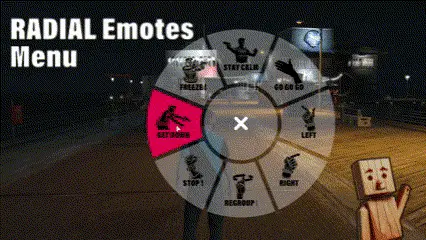 Preview of Radial Emote Menu