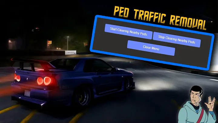Preview of [ESX/QB/Custom] Ped Traffic Removal Menu