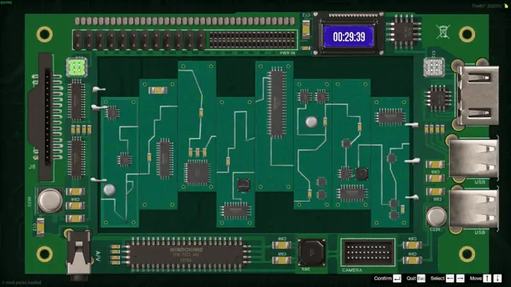 Preview of PCB Block Minigame