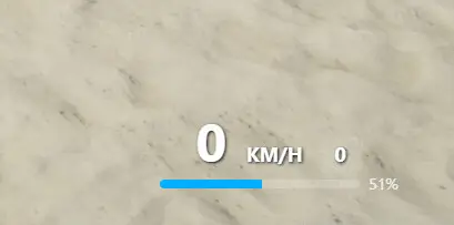 Preview of 🚗 Modern Minimal Vehicle HUD — LegacyFuel / QBCore / ESX Compatible