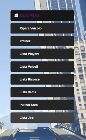 Preview of [FREE] Ruxo Admin Menu ESX