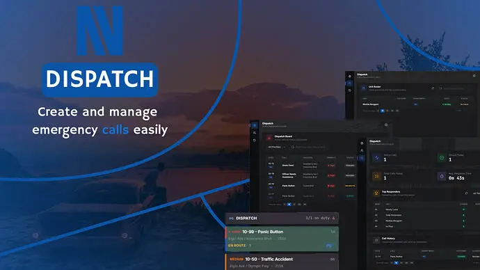 Preview of [FREE] Newily's Advanced Dispatch System [ESX & QB-CORE]