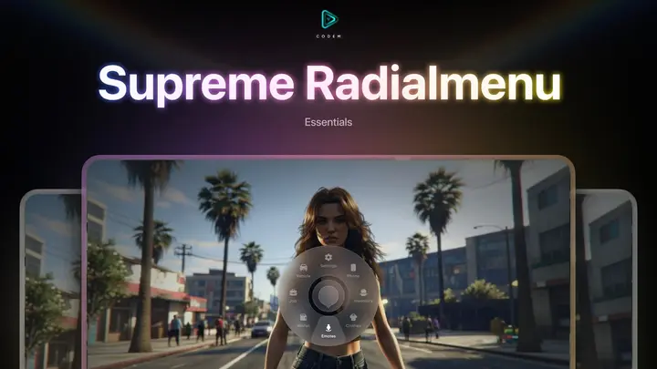 Preview of CodeM Supreme Radialmenu - Advanced Free Radialmenu
