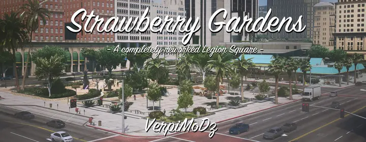 Preview of Strawberry Gardens [FREE] Legion Square replaced!