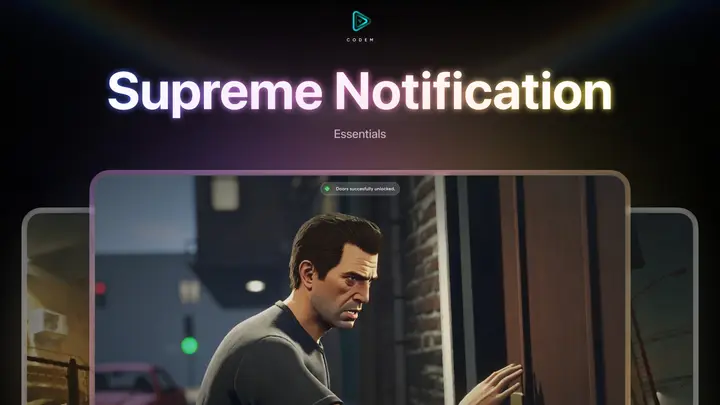 Preview of CodeM Supreme Notification - Advanced Free Notification