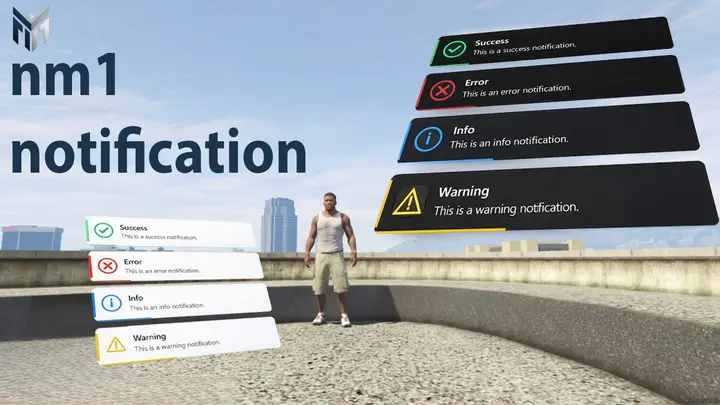 Preview of Free Advanced Notification FiveM | [ESX/QBCore/Qbox/Standalone]