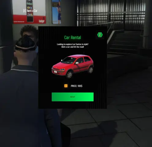 Preview of [ESX] Simple Car Rental Script