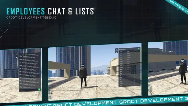 Preview of Employee Chat & Lists