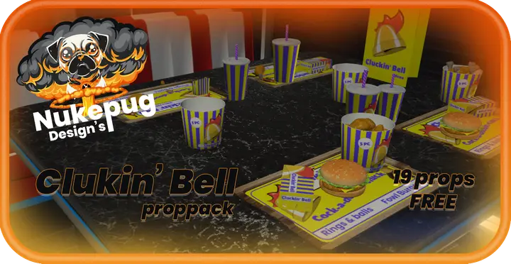 Preview of [FREE] Cluckin' Bell proppack